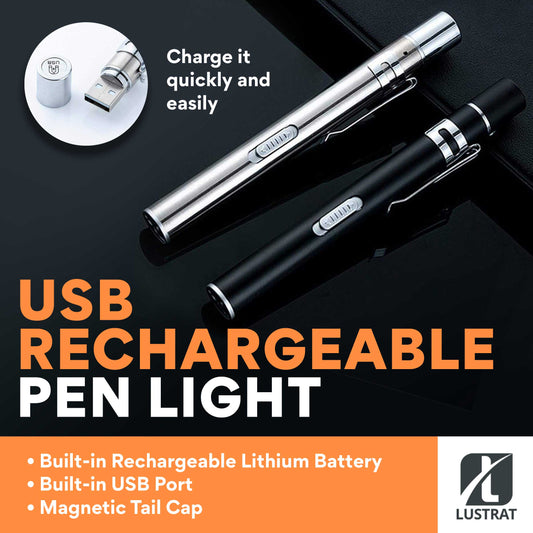 USB Rechargeable Pen Light